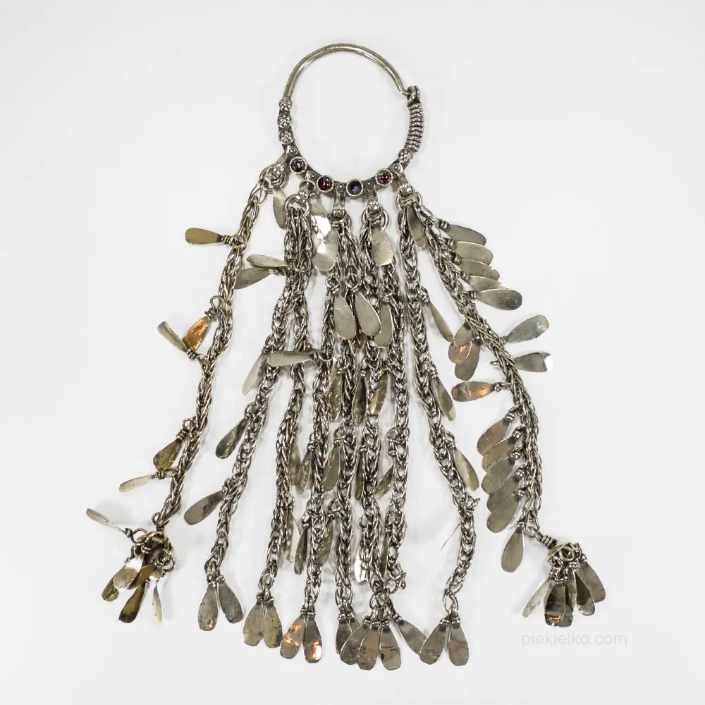 Large Nuristani tassel earrings